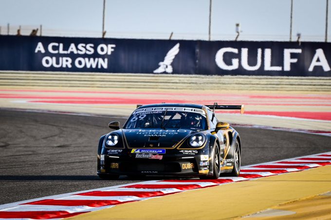 Porsche Sprint Challenge Middle East Team GP Elite Thierry Vermeulen actie