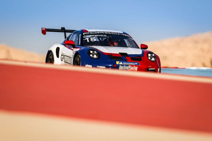 Porsche Sprint Challenge Middle East Team GP Elite Leo Groeneveld actie