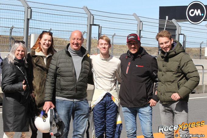 Racefamilie Van de Craats en Martin van den Brink en Mitchel van den Brink