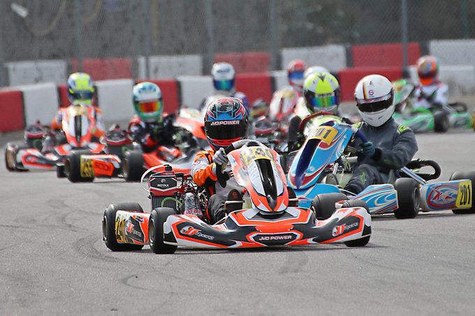 Kasper Schormans gewann bei den Rotax Max Junioren