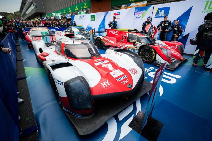 WEC TotalEnergies 6 Hours of Spa 2022 6 Parc ferme Toyota en WRT