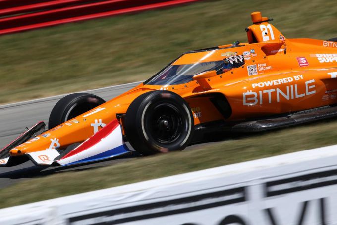 VeeKay blinkt uit met vierde plaats op Mid-Ohio