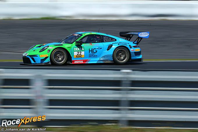 ADAC GT Masters-zondagsrace 2 Nürburgring 2 derde plaats Porsche