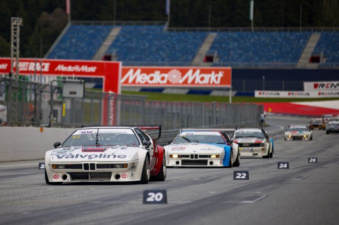 DTM Classic DRM Cup BMW_M1_startopstelling