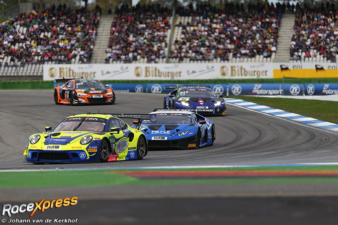 ADAC GT Masters Hockenheimring gevecht middenveld RX foto Johann van de Kerkhof