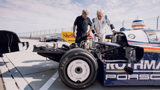 40 jaar Groep C Porsche-reünie Leipzig 2 Derek Bell