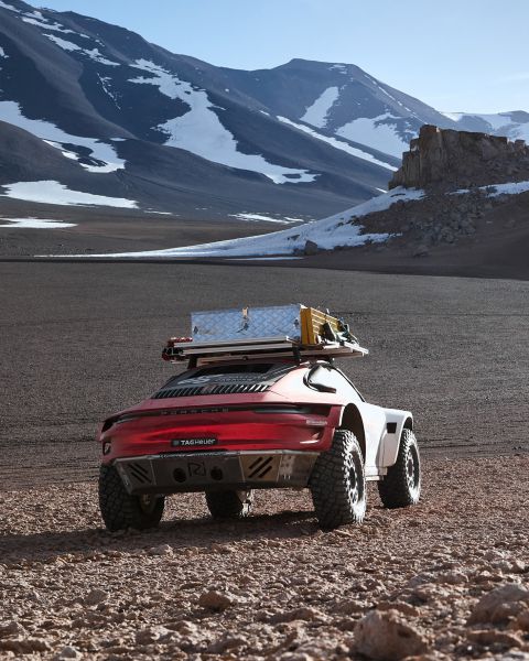 Experimentele Porsche 911 Chileense Ojos del Salado, de hoogste vulkaan ter wereld foto 7