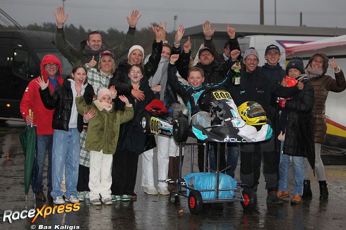 Giulian Sorvillo kampioen en dat moet gevierd worden