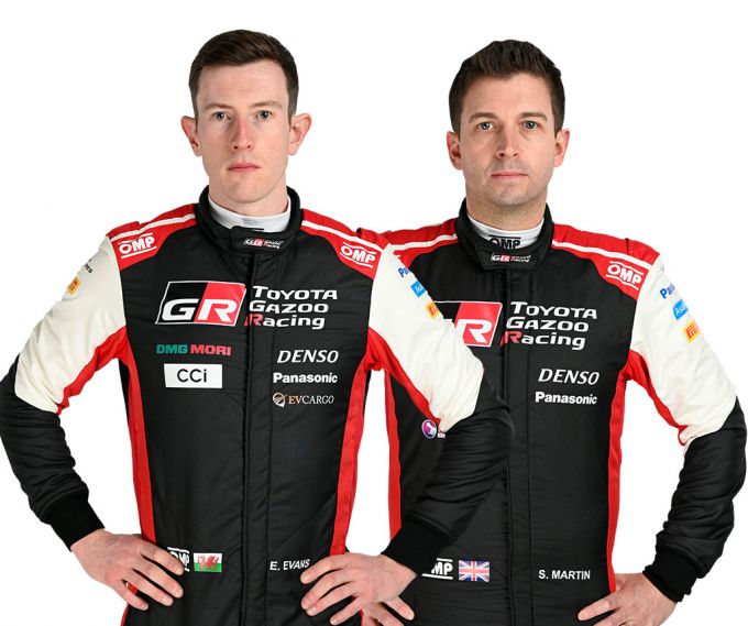 Elfyn Evans en Scott Martin