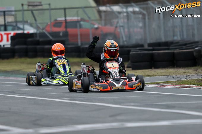 Levi Dries in actie