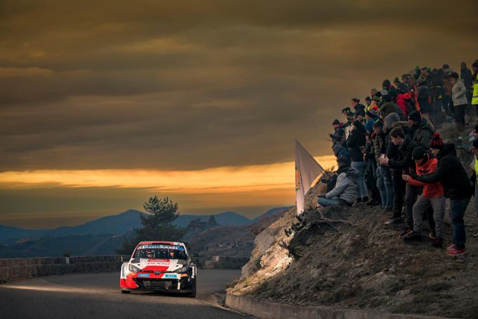 Toyota Gazoo Racing World Rally Team in Rally Monte Carlo 2023 Car 69