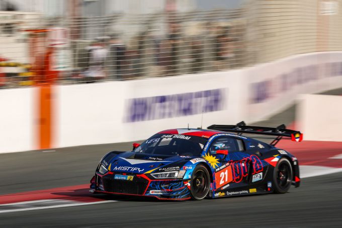 24H Dubai 2023 Audi R8 Haas Nr21