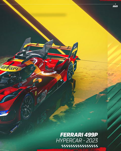 Ferrari 499P WEC Hypercar team foto 5