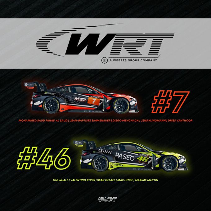 24H Dubai Team WRT BMW M4 GT3