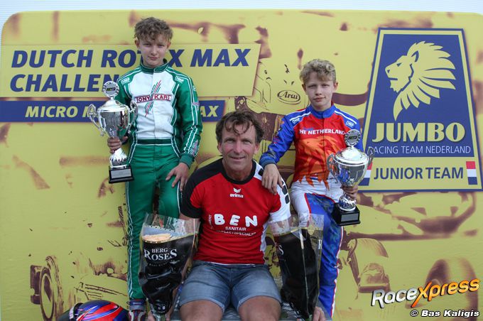 Ralph en Mika van de Pavert met vader Ben