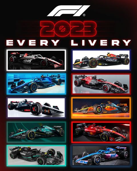 F1 liverys 2023 carbonblack