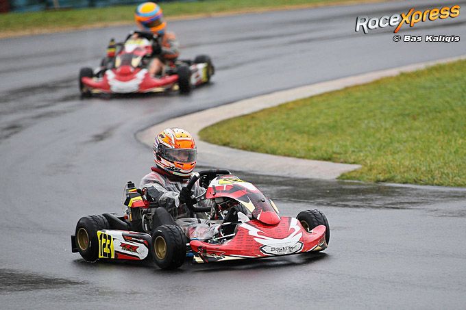 Ryan Rijvers toont zijn skills in de regen en pakt podium in Kerpen op de baan waar Michael Schumacher zijn loopbaan begon
