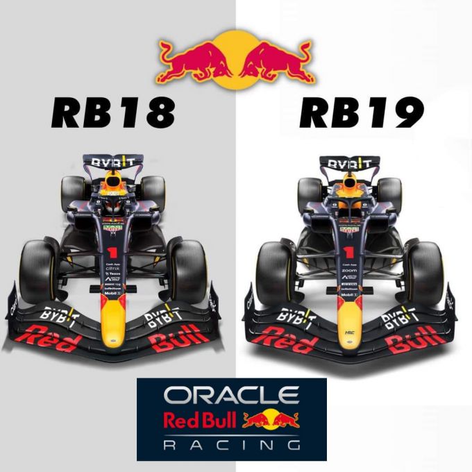 Red_Bull_RB18_versus_RB19