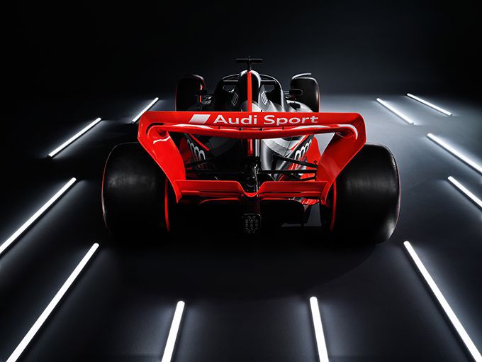 Audi F1 achterspoiler