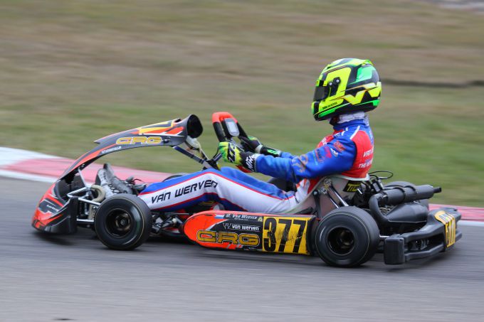 Dion van Werven bewijst overstap naar Rotax Max Senioren uitstekend verteerd te hebben: P5 in BNL Kick-Off!
