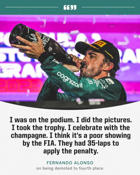 Fernando Alonso P3 in Jeddah foto 2