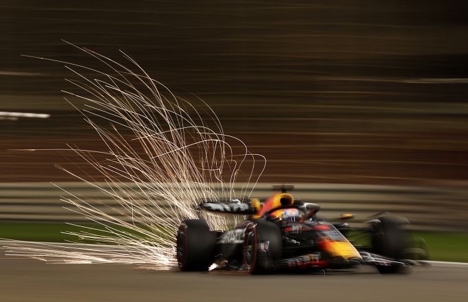 Max Verstappen on fire