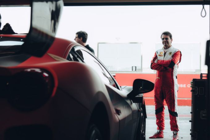 Ferrari Challenge Coppa Shell Misano Roger Grouwels pits