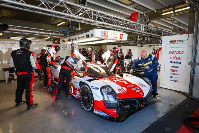 WEC 6 Hours of Portimão 2023 Toyota pitstop