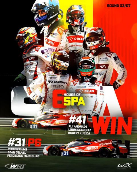 WEC mini poster En dat is twee voor WRT