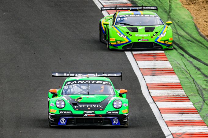 Fanatec GT Europe Sprint Cup Brands Hatch Porsche_Lamborghini