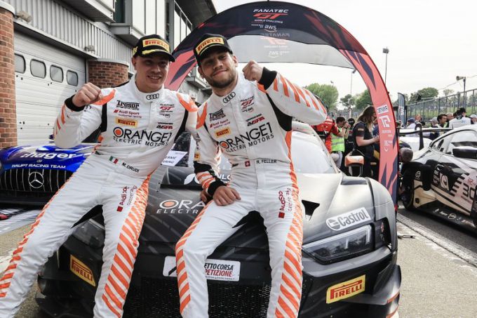 Fanatec GT Europe Sprint Cup Brands Hatch Racewinnaars_Drudi_en_Feller_Audi_R8