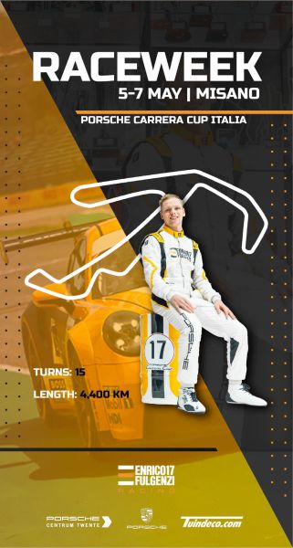 Porsche Carrera Cup Italia Larry ten Voorde @ Misano foto 7