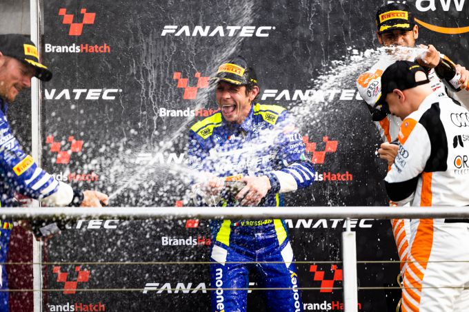 podium Valentino Rossi