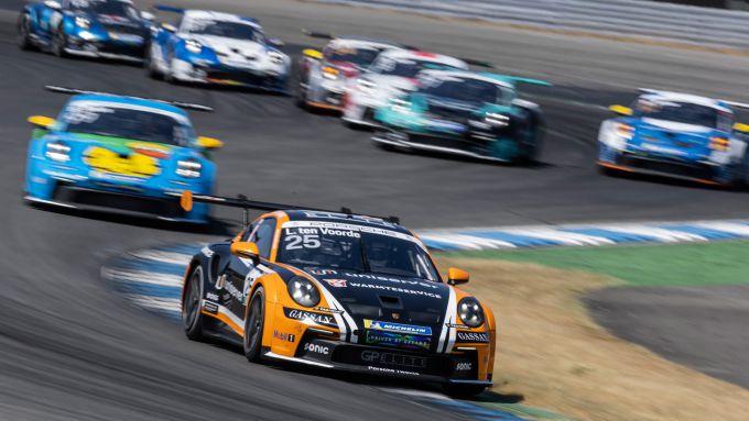 Porsche Carrera Cup Deutschland Zandvoort Larry ten Voorde actie