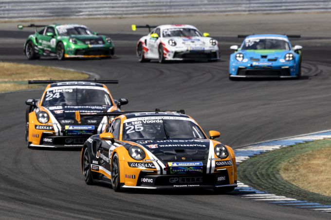 Porsche Carrera Cup Deutschland Festival of Dreams Hockenheim Larry ten Voorde en Loek Hartog