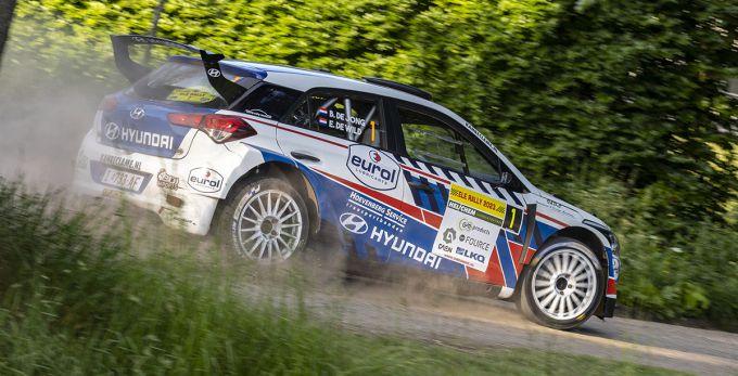 rallysport Bob de Jong wint ELE Rally