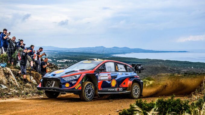 Rally Italia Sardegna 2023 E Lappi / J Ferm FIN Hyundai i20 N