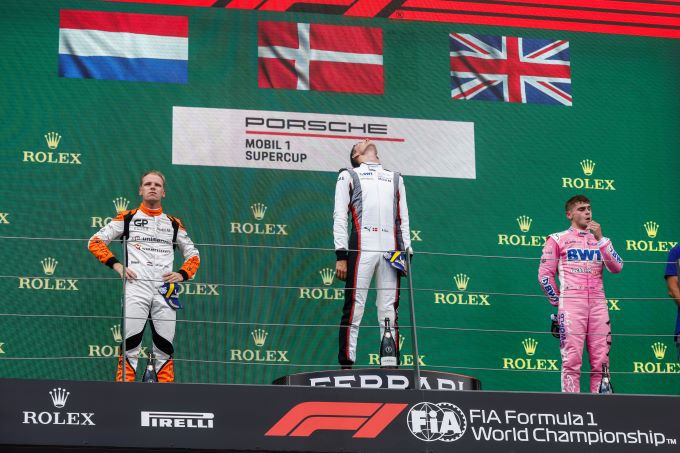 Porsche Mobil 1 Supercup Red Bull Ring Spielberg foto 2 Podium