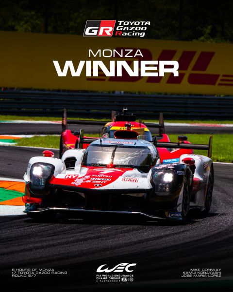 FIA World Endurance Championship (WEC) 2023 Monza Toyota winnaar