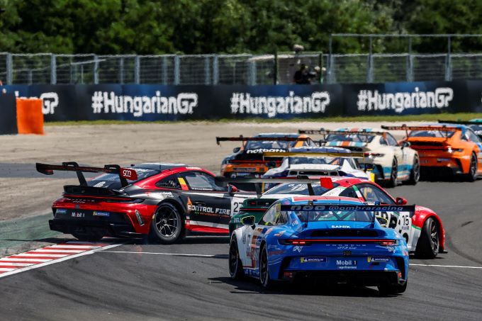 Porsche Mobil 1 Supercup Hungaroring carambolage