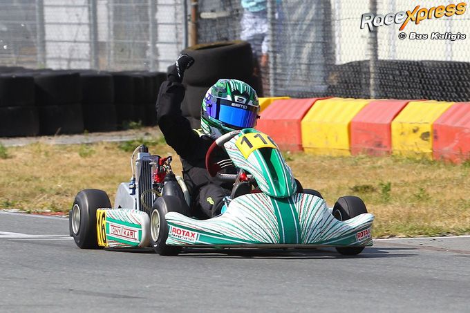 Karttalent Oliwier Mazurkiewicz wint in Berghem