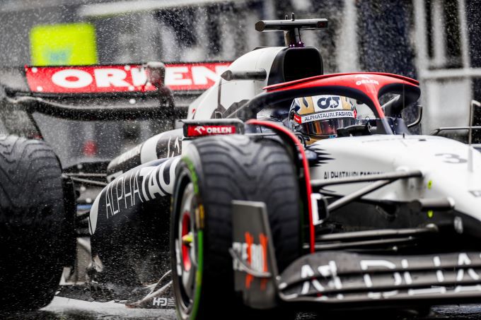 Daniel Ricciardo GP Hongarije 2023 regenbanden