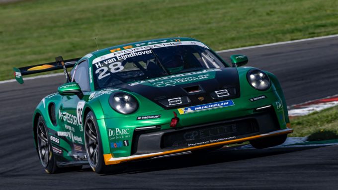 Porsche Carrera Cup Deutschland Lausitzring zaterdagrace Foto 8 Huub_van_Eijndhoven