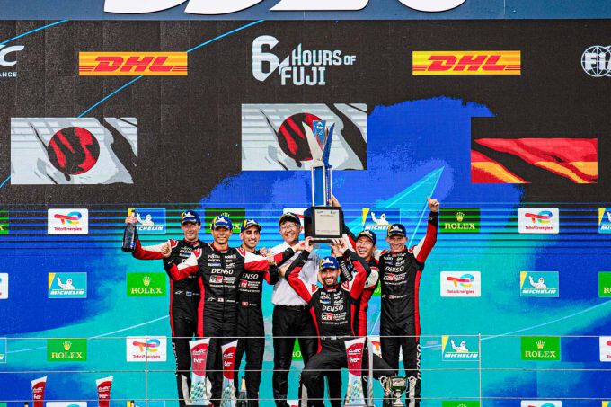 6 Hours of Fuji Toyota winnaar en WEC kampioen 2023 Foto 4