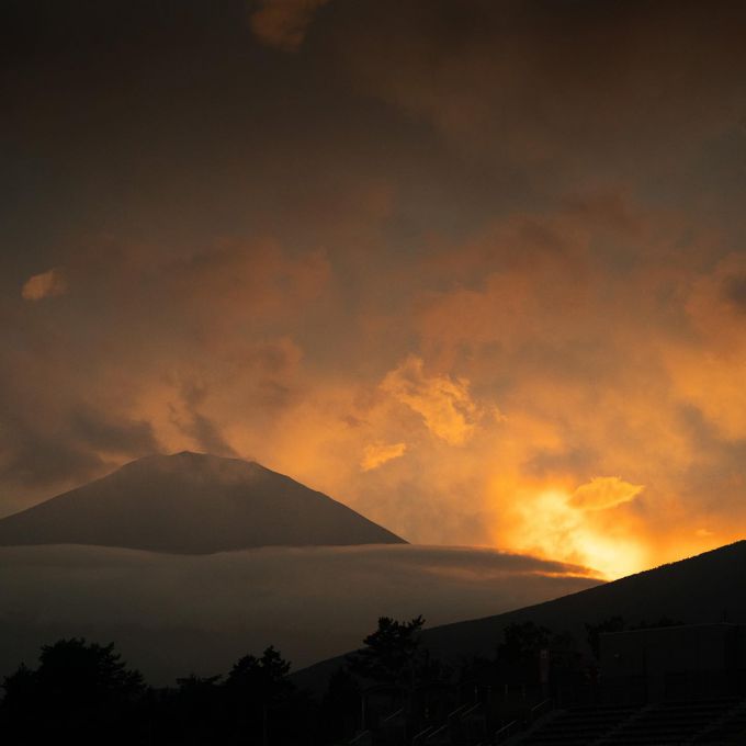 FIA World Endurance Championship (WEC) 6 Hours of Fuji Mount Fuji zonsondergang
