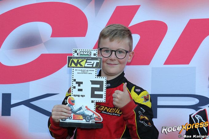 Podium Cees Muys bij NK in Spa