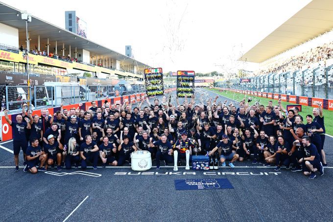 Red Bull F1-constructeurskampioen 2023 foto 2 teamfoto