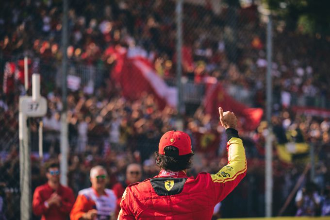Ferrari @ Monza 2023 duimpje omhoog voor goed weekend