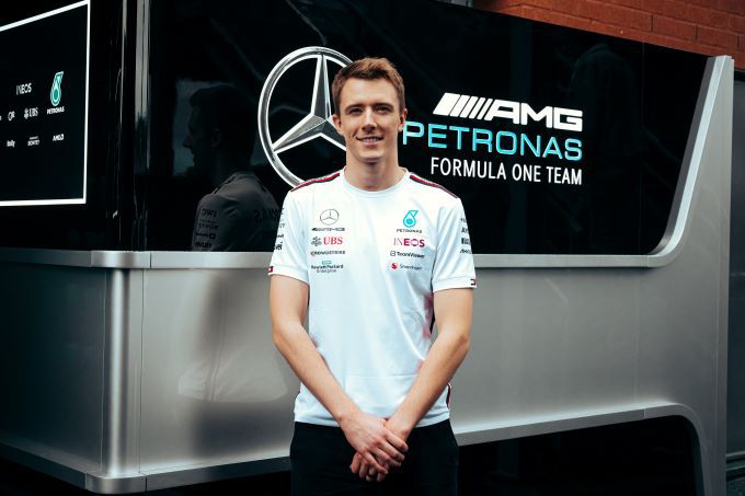 Mercedes-AMG PETRONAS F1 Team Junior-coureur Frederik Vesti Foto 2