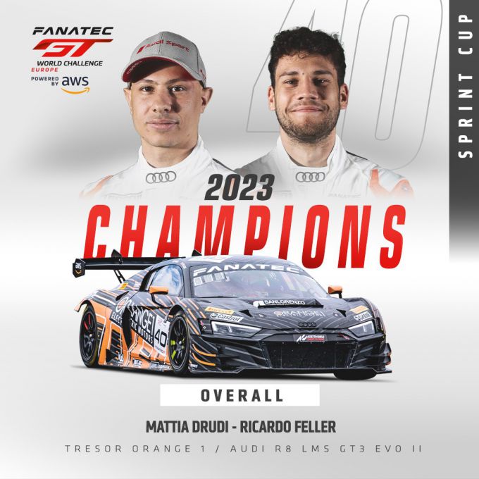 Fanatec GT World GT Championship EU powered by AWS Sprint Cup kampioenen 2023